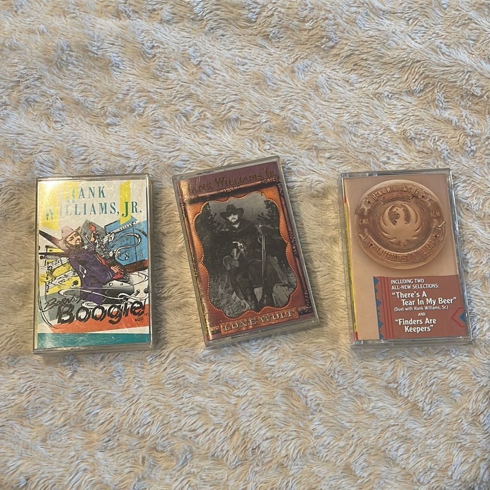 Hank Williams Jr. cassettes